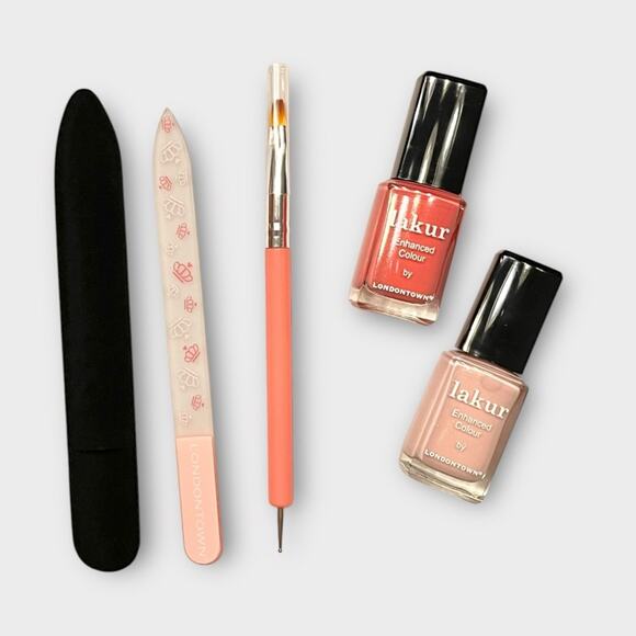 NIB LONDONTOWN Queen of Hearts Galentines Day Set Lakur Pinks fabfitfun - Picture 4 of 8